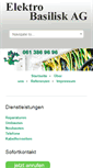 Mobile Screenshot of elektro-basilisk.ch